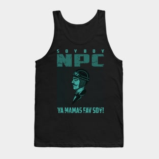 soy boy npc 02 Tank Top